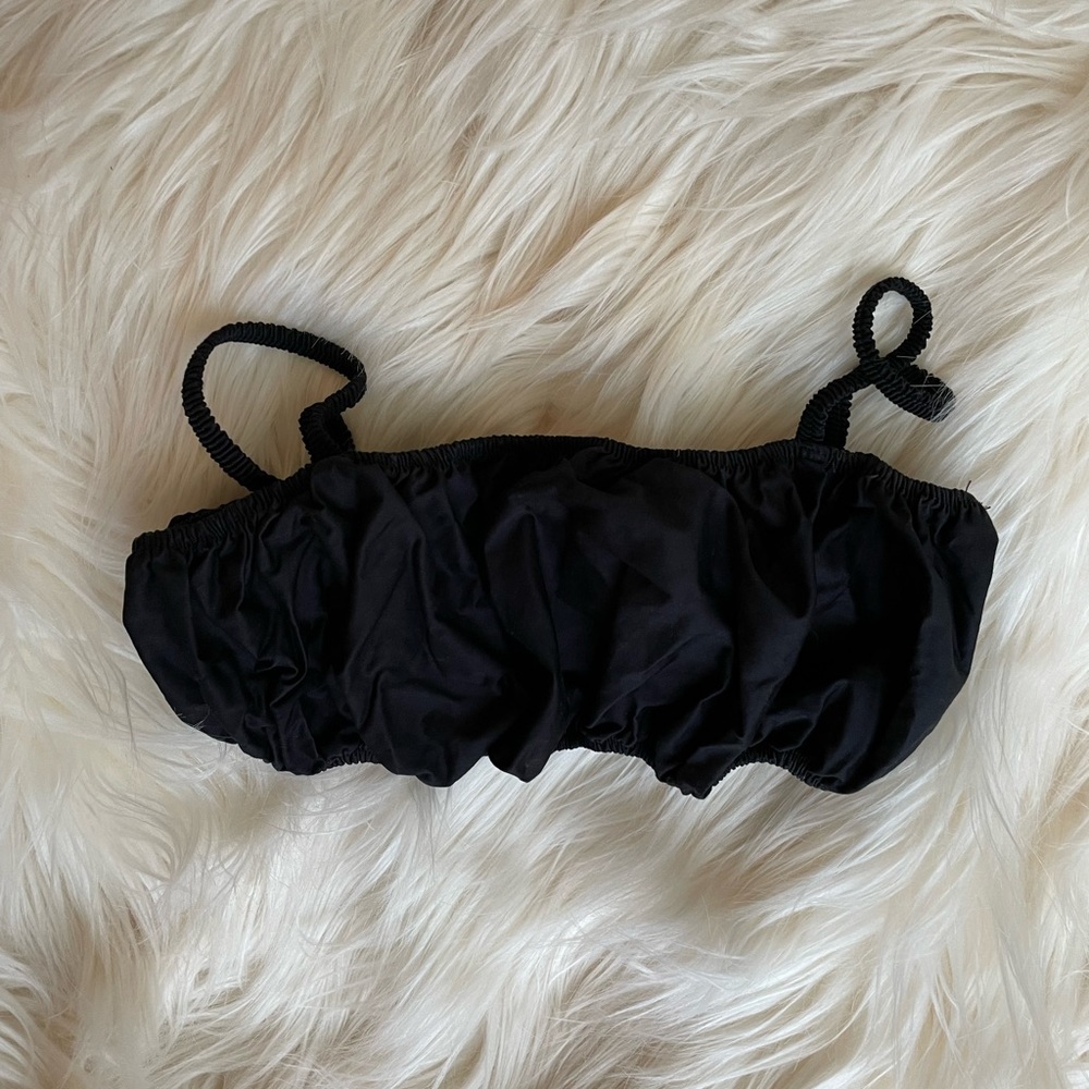 Zara black bra top